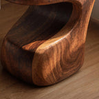 Mid Century Wooden End Table, solid wood, built to order