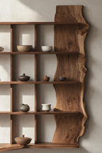 Live Edge Solid Floating Shelf
