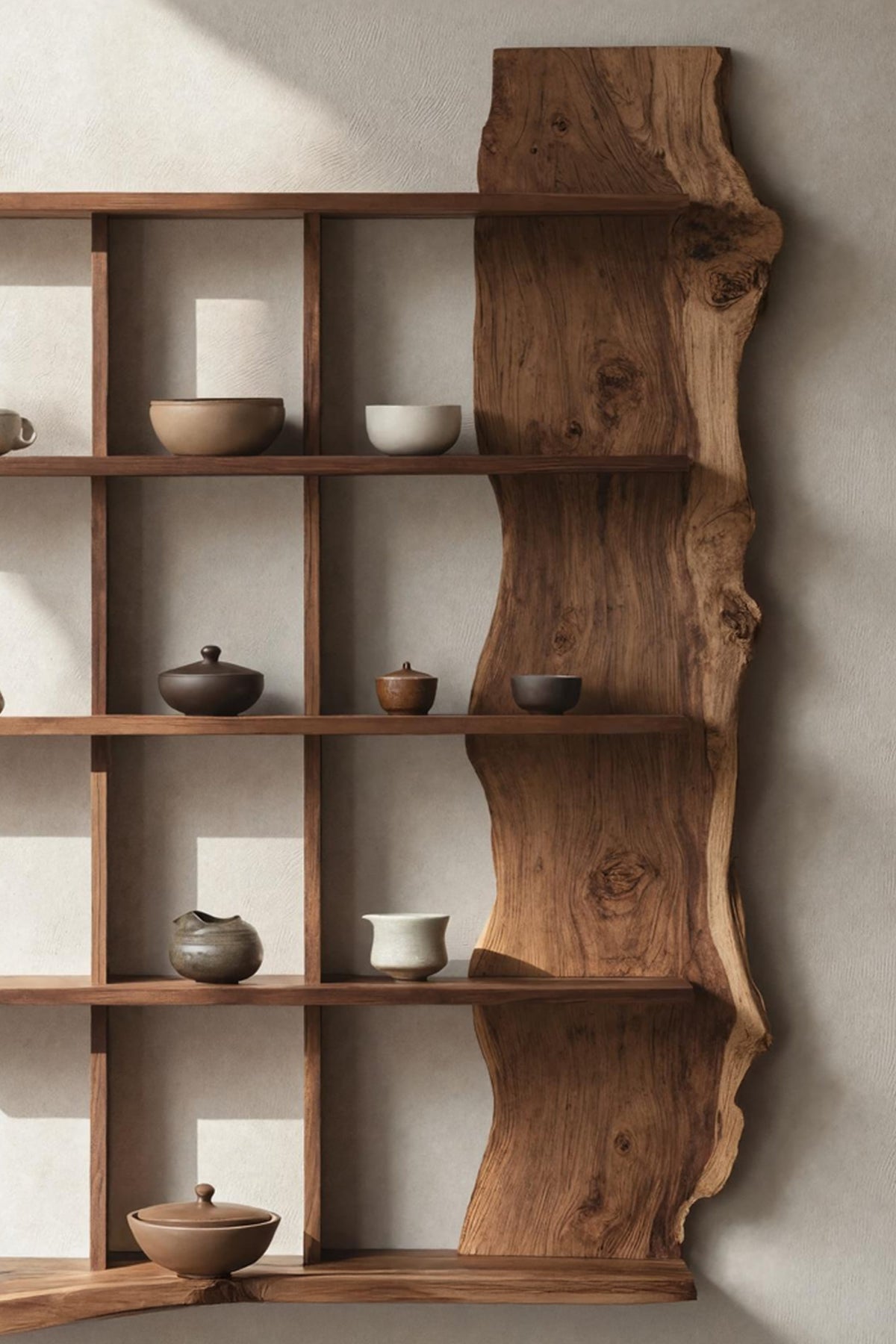 Live Edge Solid Floating Shelf