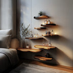 Floating Shelves Solid Home Decor Office Decor Gifts, solid wood, built to order