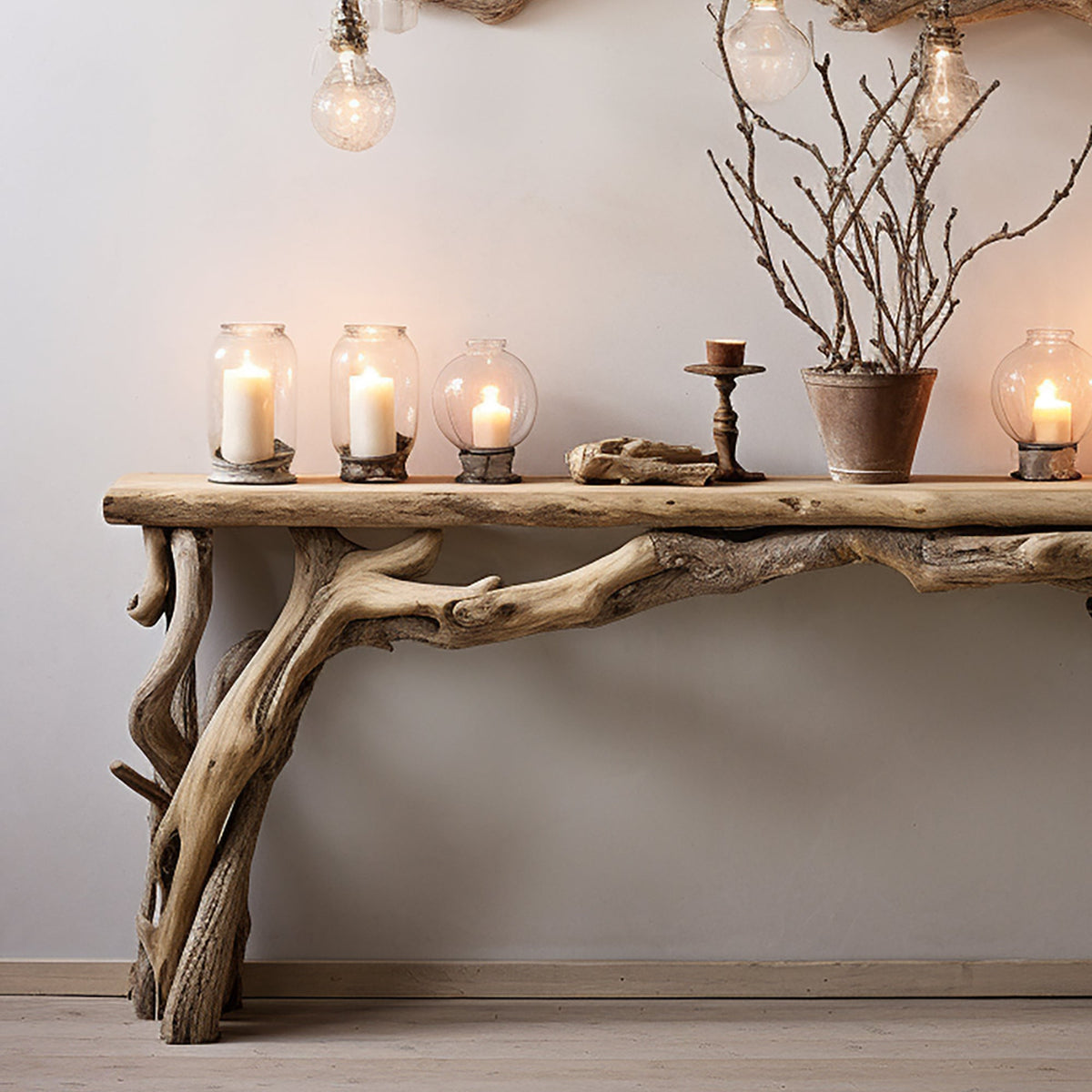 Reclaimed Wood Console Table, solid wood, built to order
