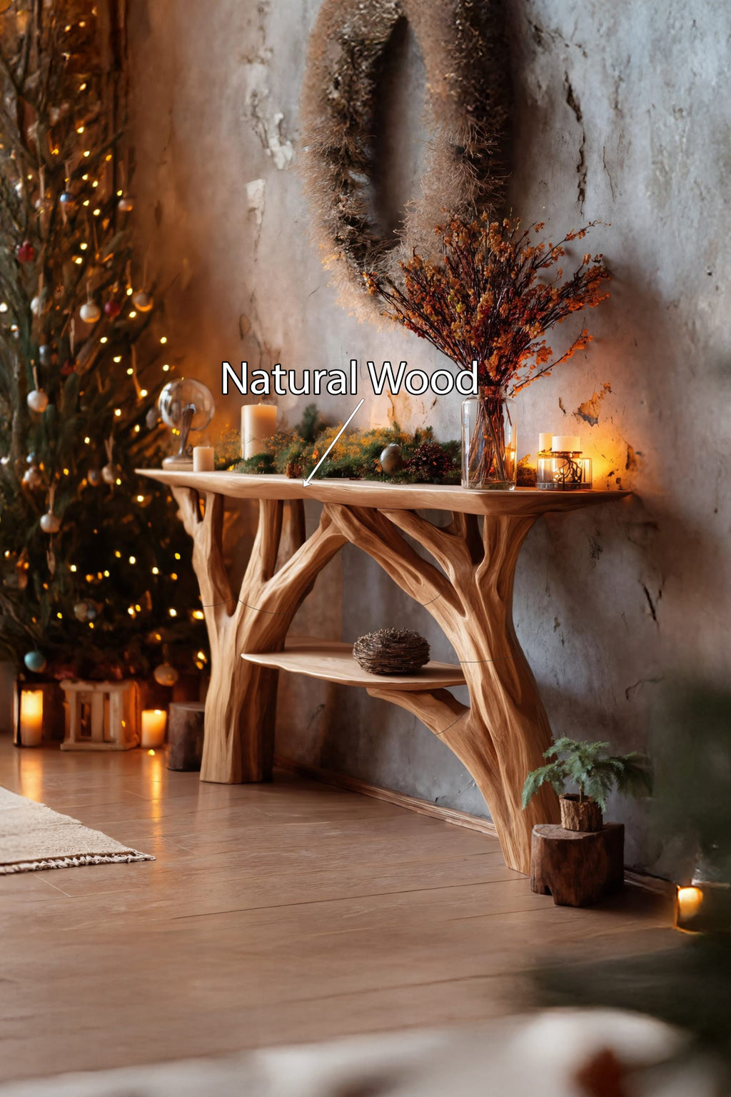 Solid Timber Console Table