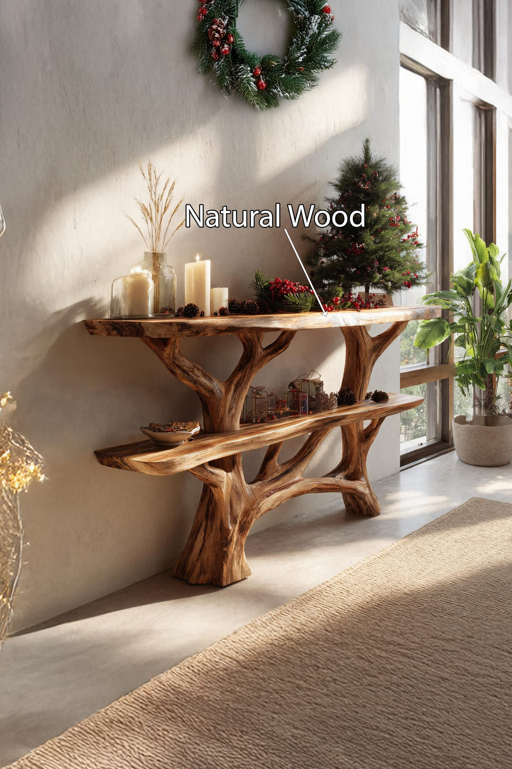 Contemporary Behind Console Table
