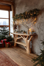Solid Behind Console Table