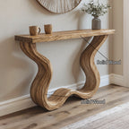 Rustic Console Table Entry Side Table, solid wood, built to order