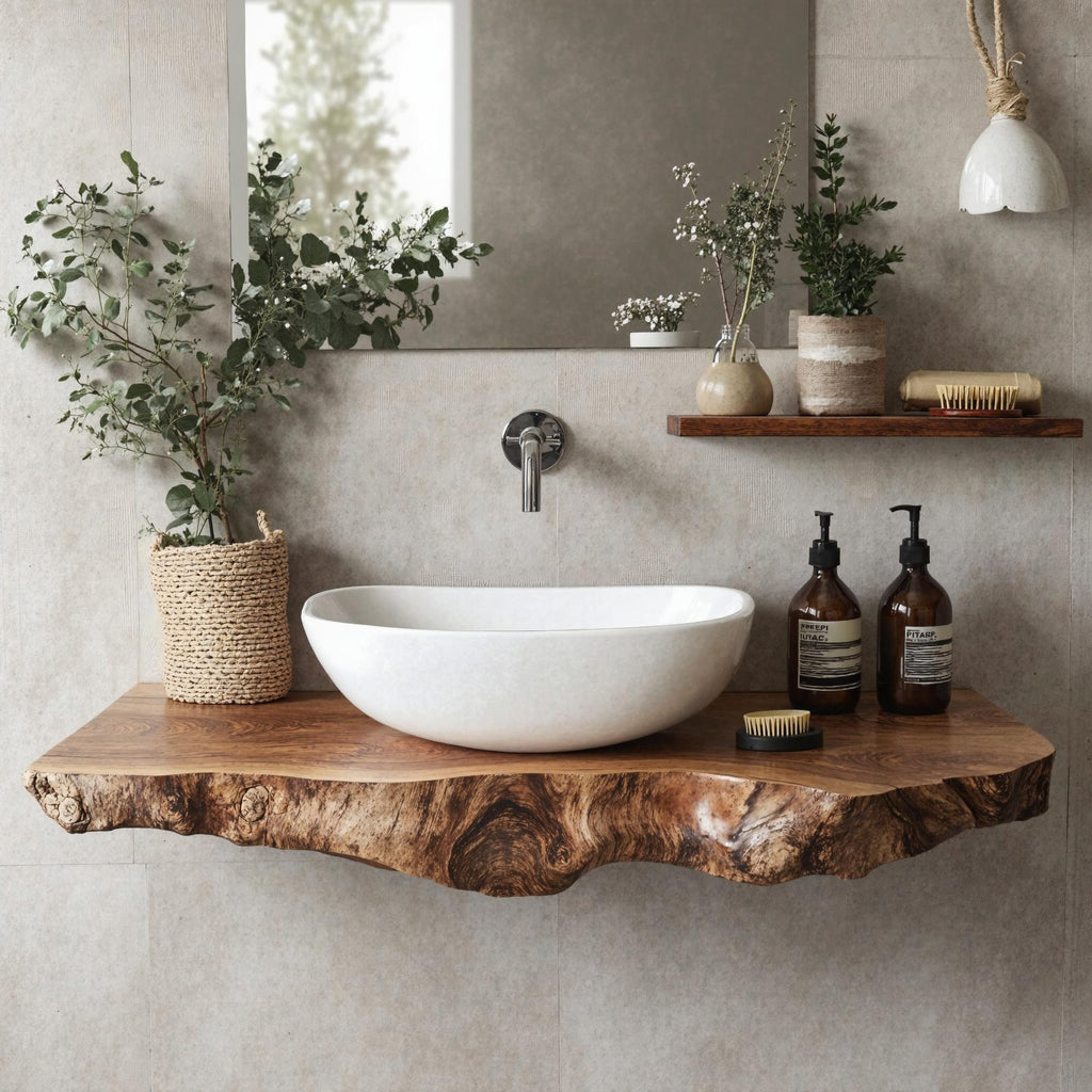 Handcrafted Floating Shelf, solid wood, built to order