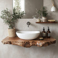 Handcrafted Floating Shelf, solid wood, built to order