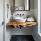 Handcrafted Vanity Bathroom Renovation, solid wood, built to order