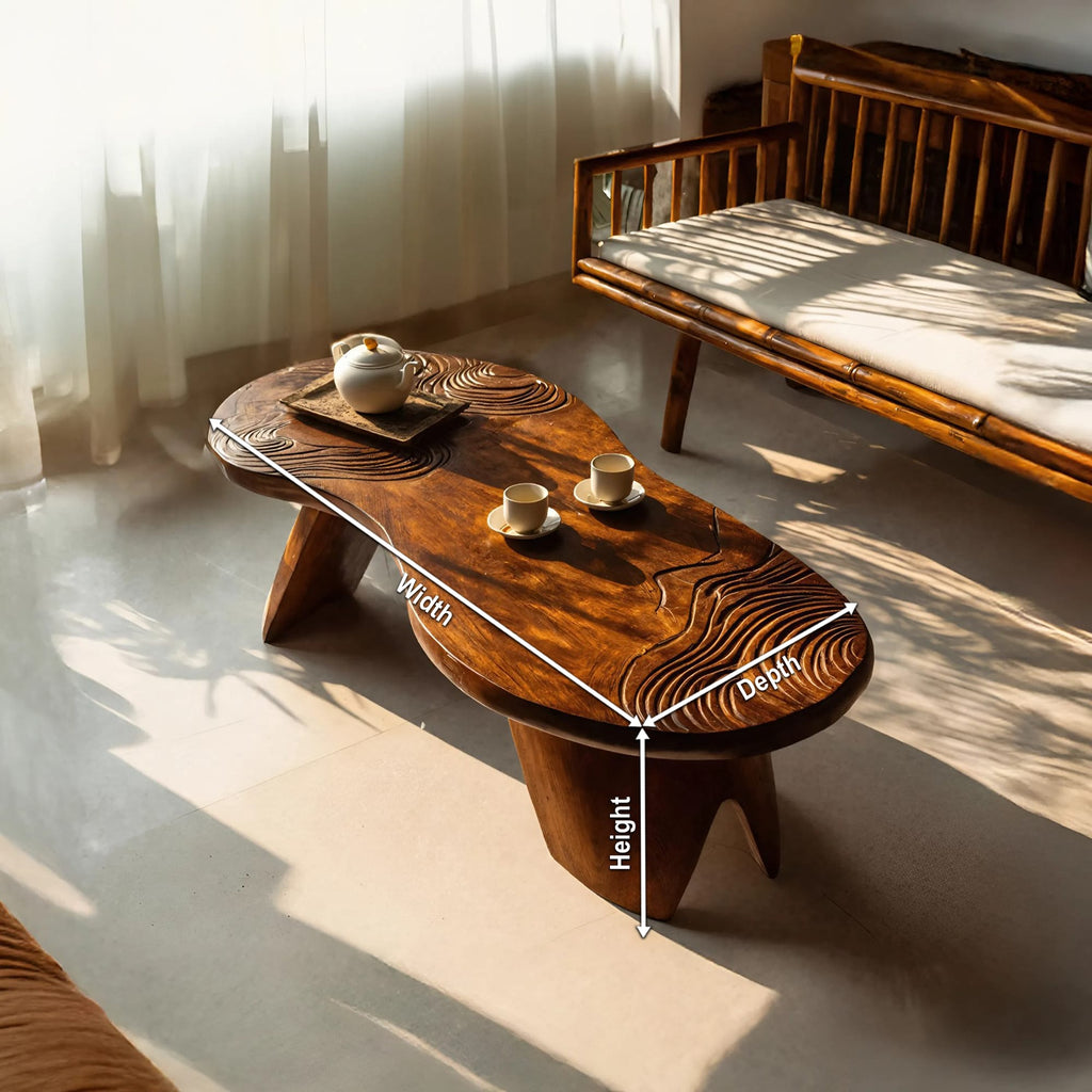 Irregular Live Edge Coffee Table