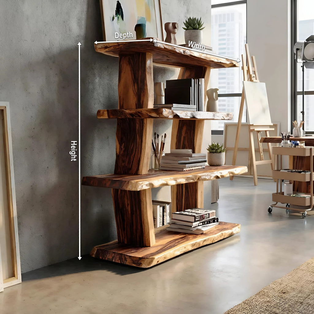 Contemporary Solid Bookshelf