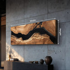 Handcrafted Rectangular Wall Art, solid wood, built to order