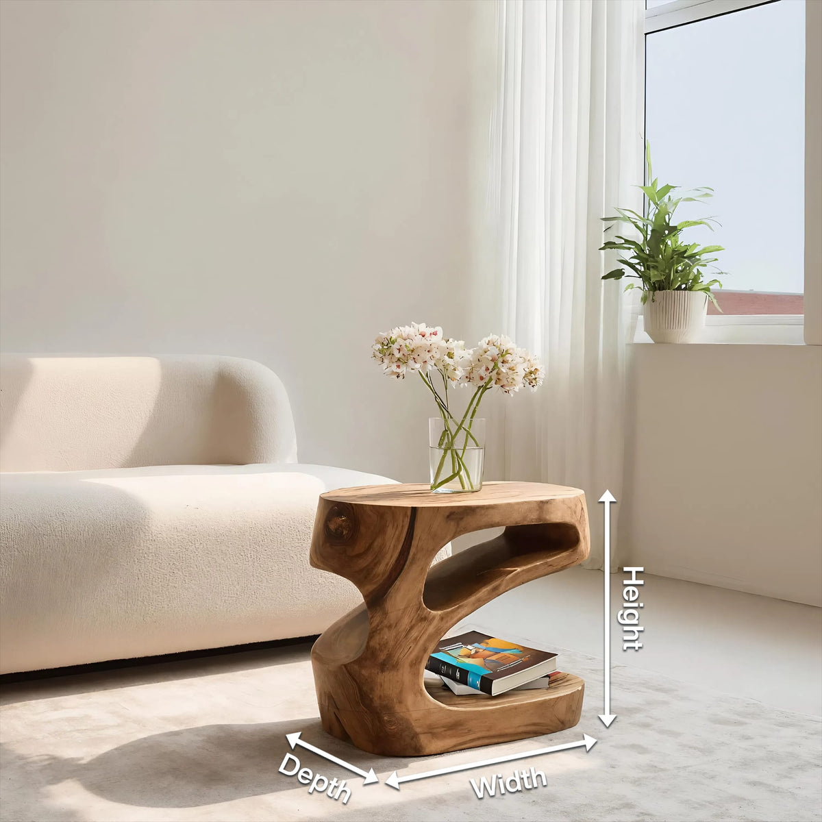 Side Storage Nightstand