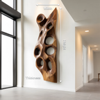 Organic Sculptural Wall Art, solid wood, built to order, view 8