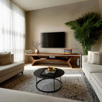 Architectural Mid Century TV Cabinet