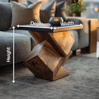 Live Edge Side Nightstand