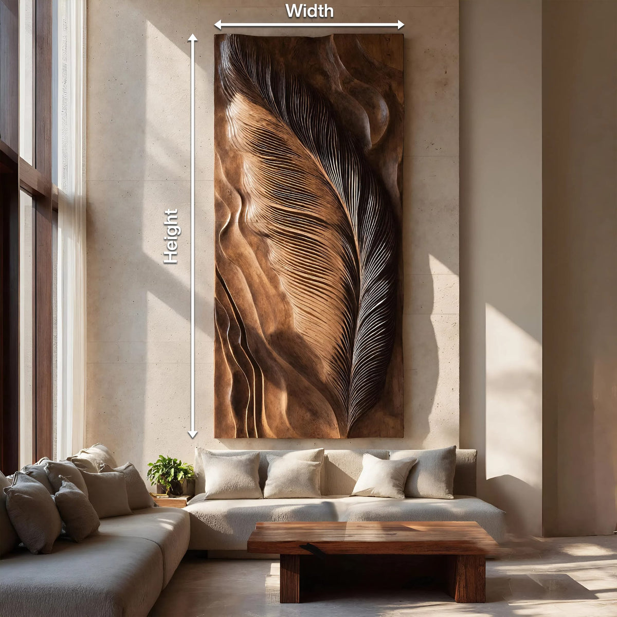 Hand-carved Modern Wall Art