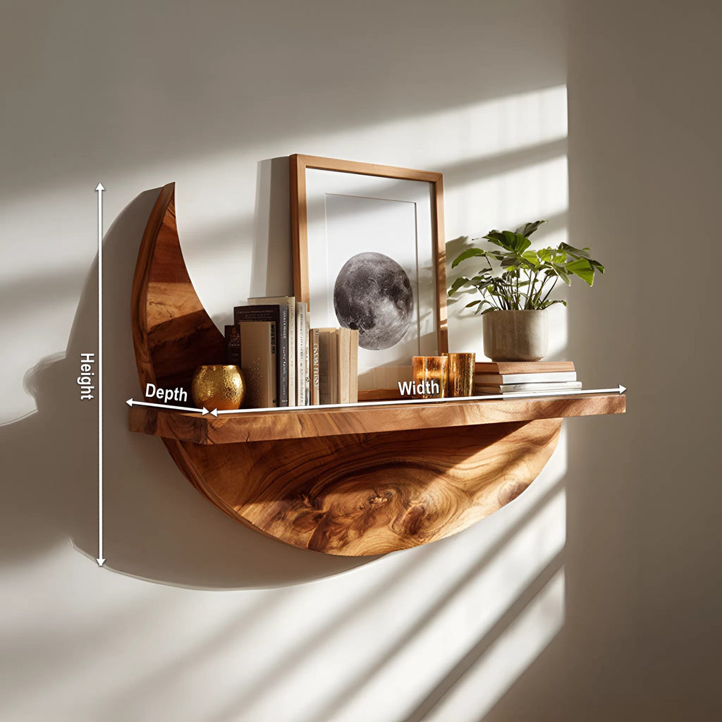 Mount Live Edge Wall Shelf