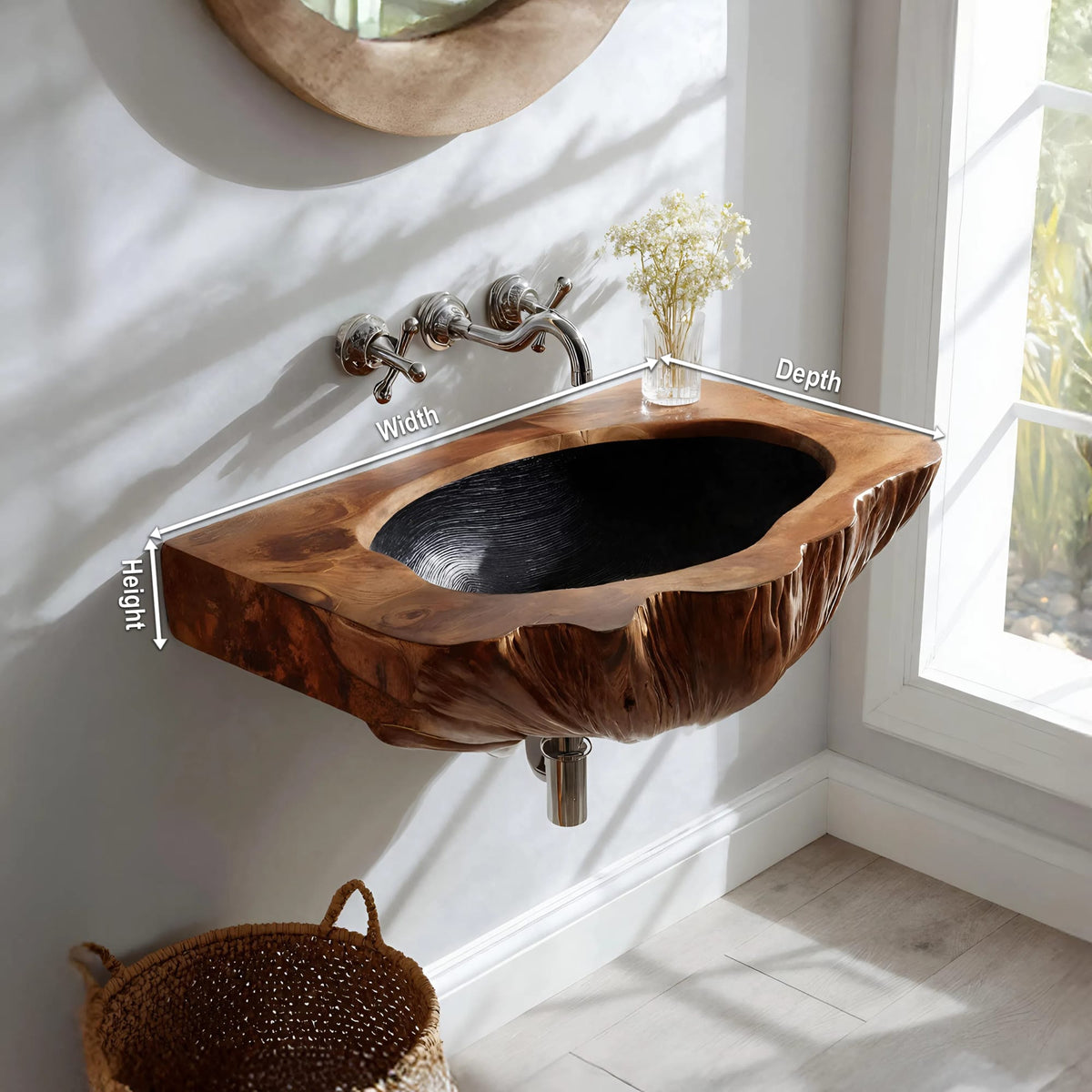 Mid Century Floating Wash Vanity