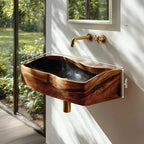 Solid Storage Powder Vanity