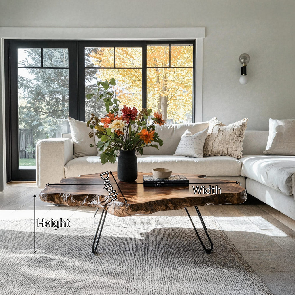 Mid Century Retro Low Coffee Table