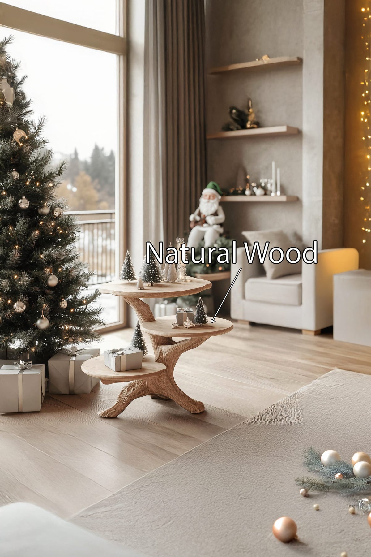 Solid Stand Side Table