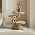 Multi-tier Live Edge Side Table