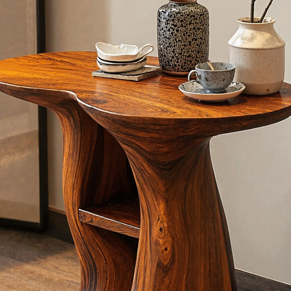 Vintage Solid End Table, solid wood, built to order