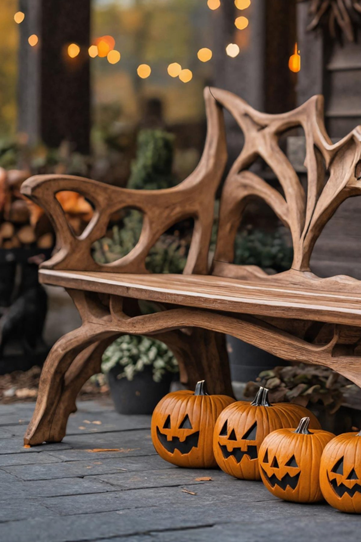 Live Edge Deck Bench