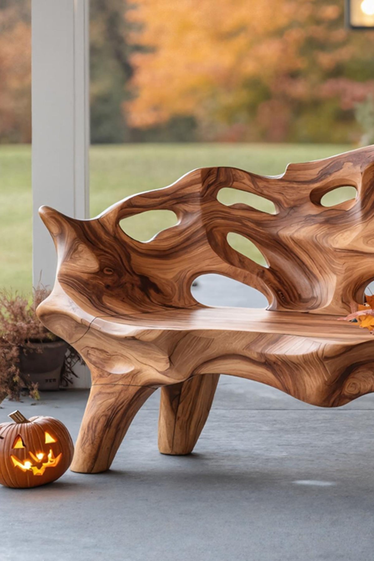 Live Edge Bench