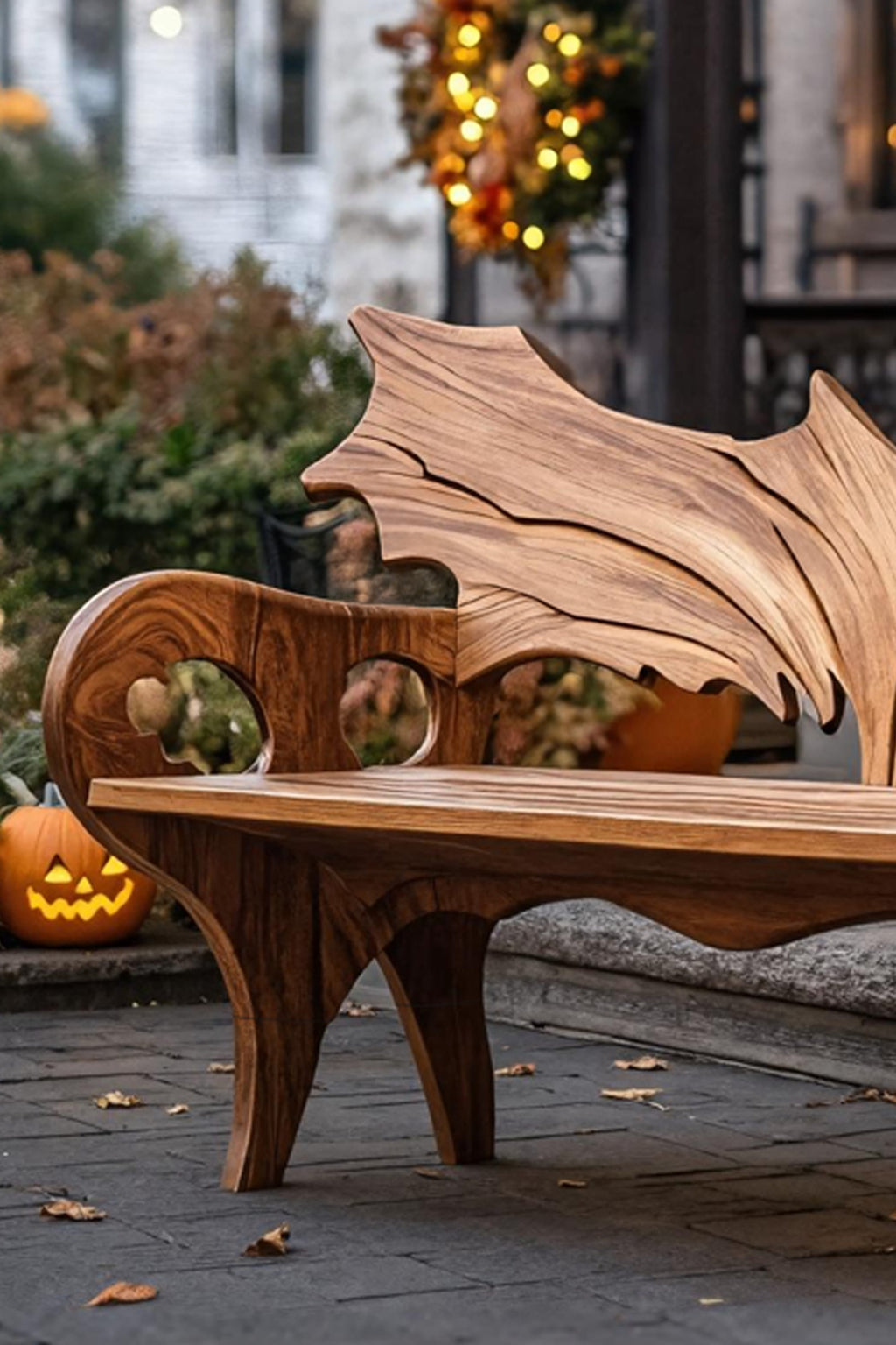 Solid Festive Bench
