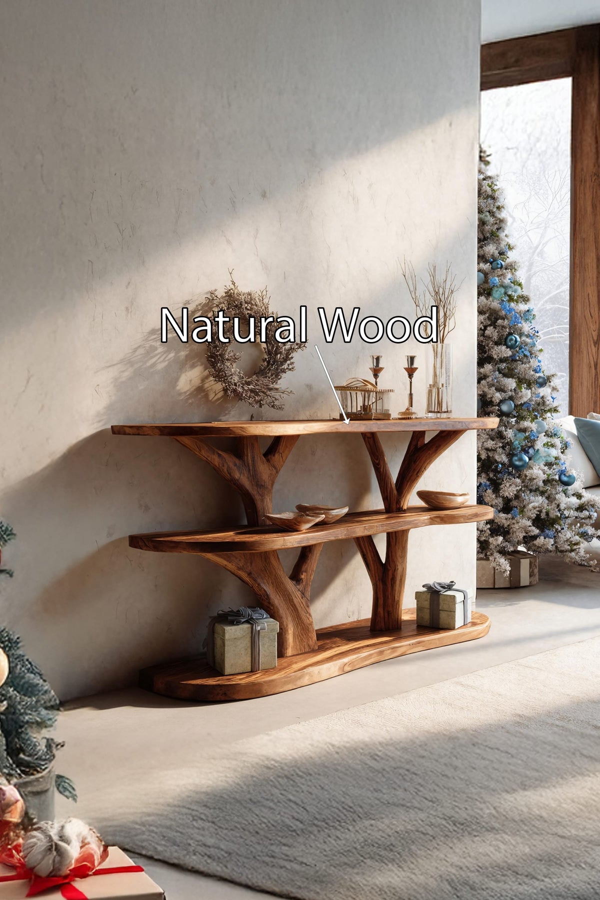 Solid Long Console Table
