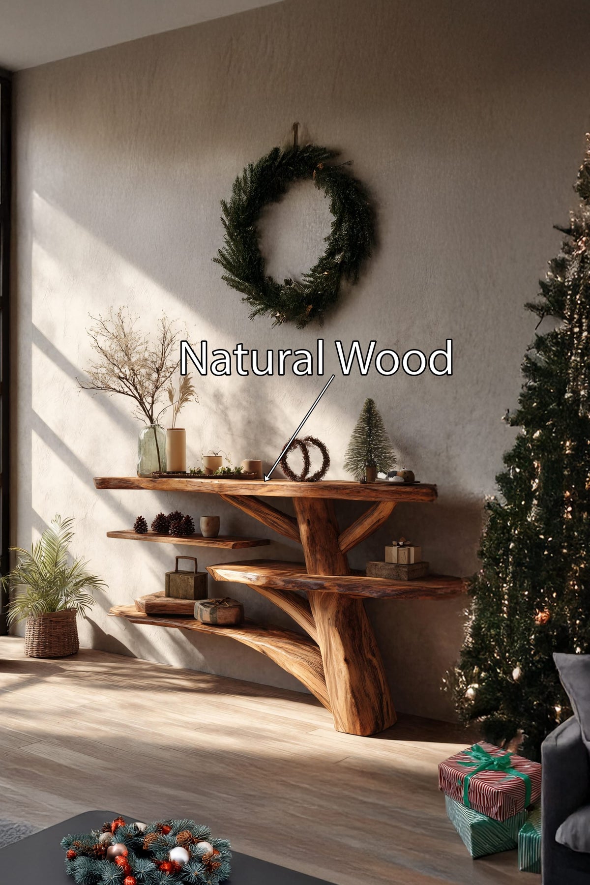 Solid Console Table