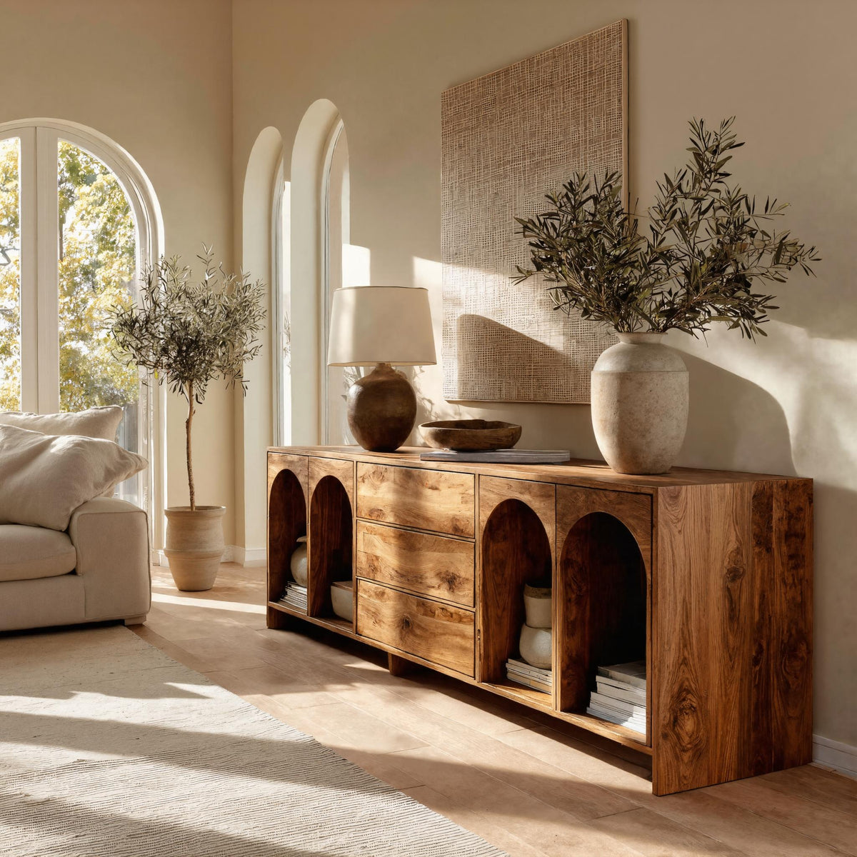 Arched Modern Sideboard