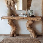 Reclaimed Wood Entry Console Table, solid wood, built to order