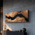 Handcrafted Rectangular Wall Art, solid wood, built to order