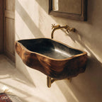 Mid Century Restroom Vanity