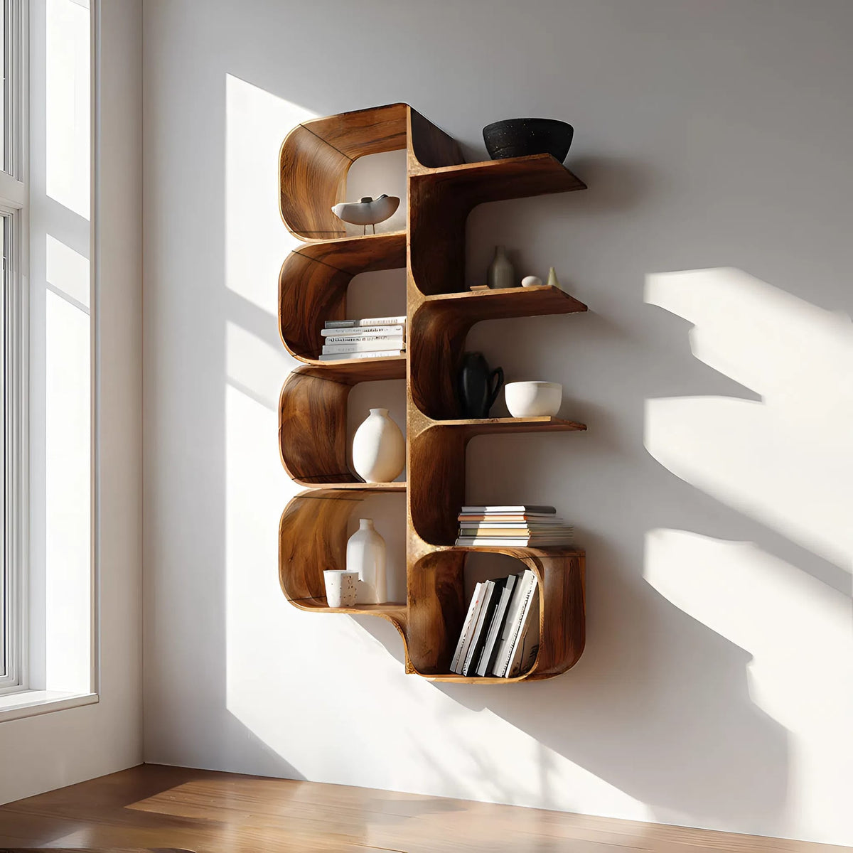 Minimal Dish Floating Shelf