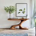 Solid Modern Foyer Console Table