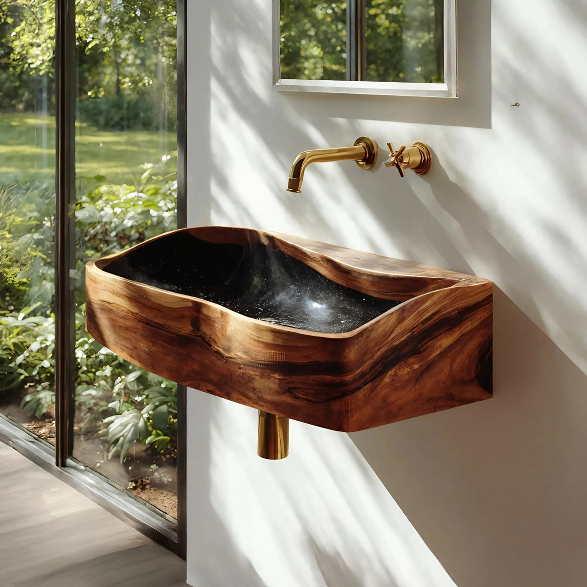 Solid Storage Powder Vanity