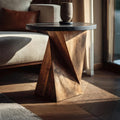 Farmhouse End Table, solid wood, built to order