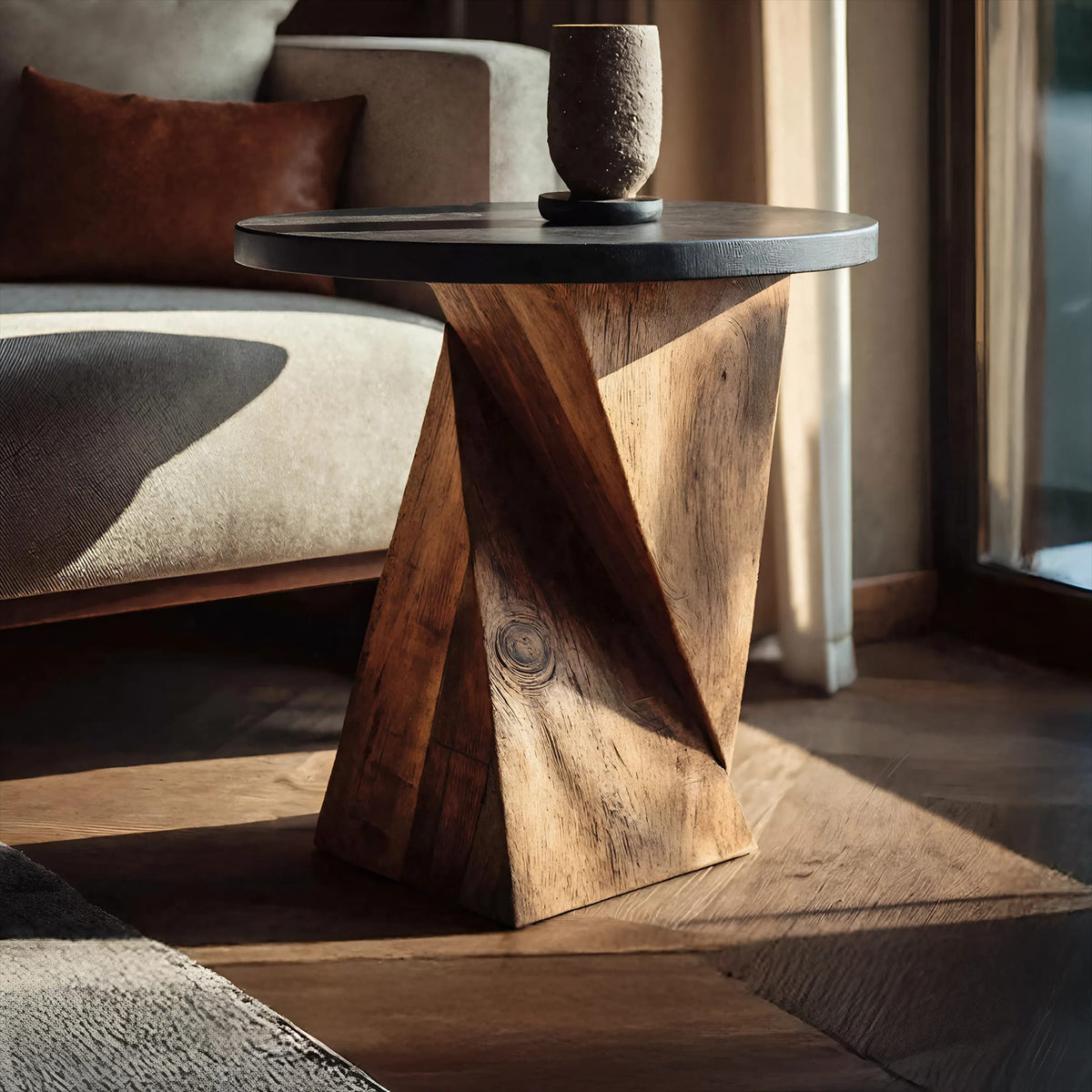 Farmhouse End Table, solid wood, built to order