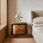 Sculptural Floating Nightstand