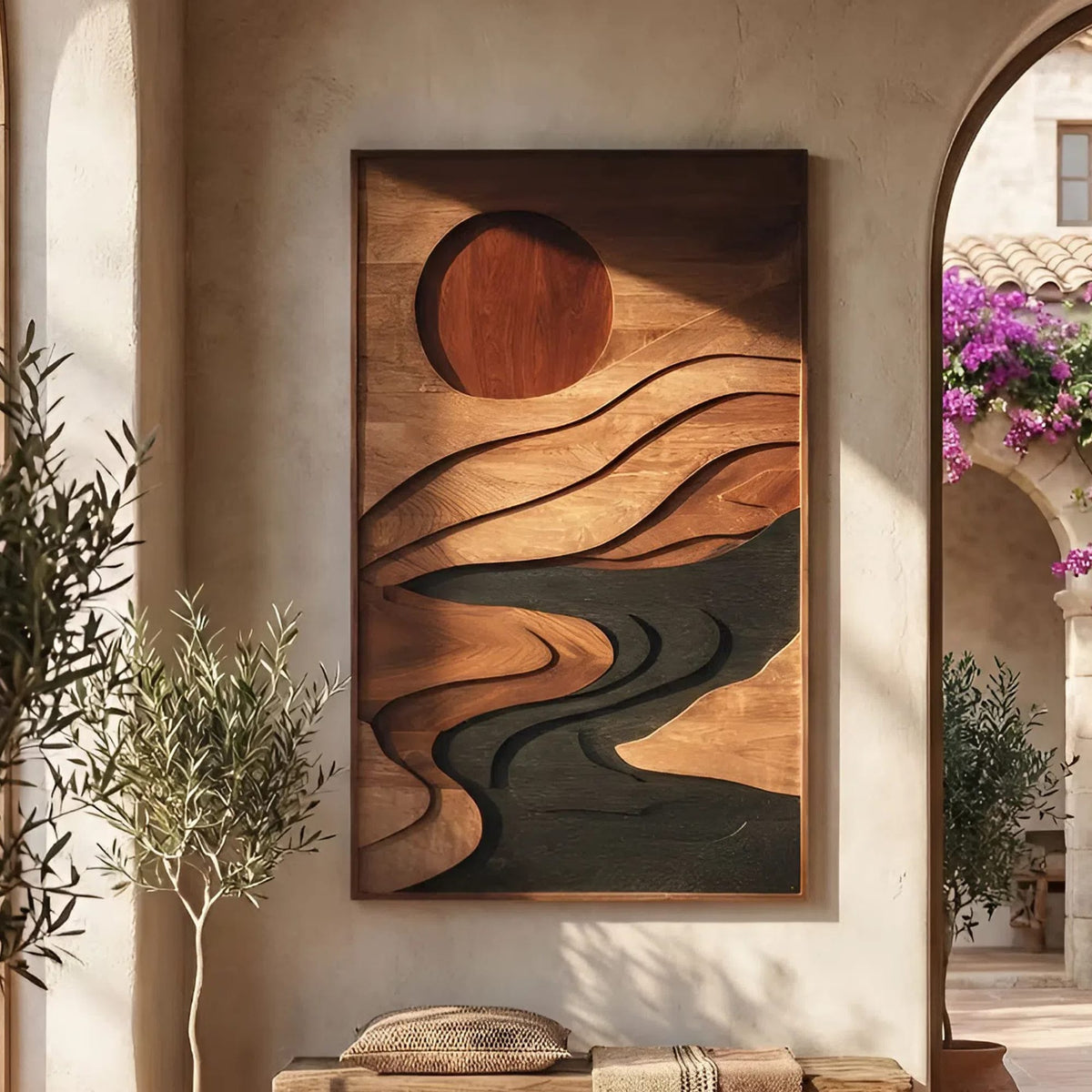 Mid Century Flowing Wall Art