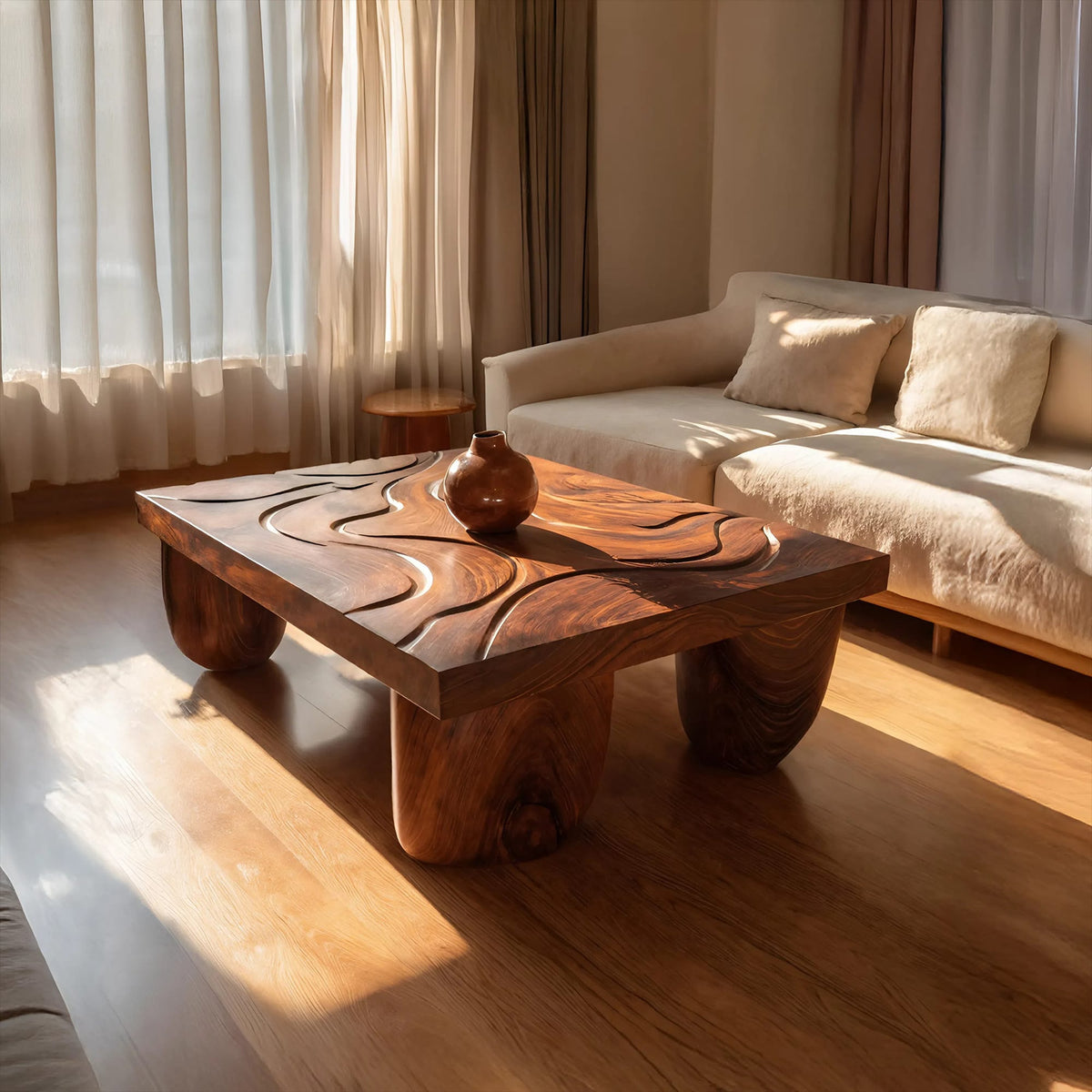 Mid Century Irregular Coffee Table