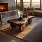 Abstract Solid Coffee Table