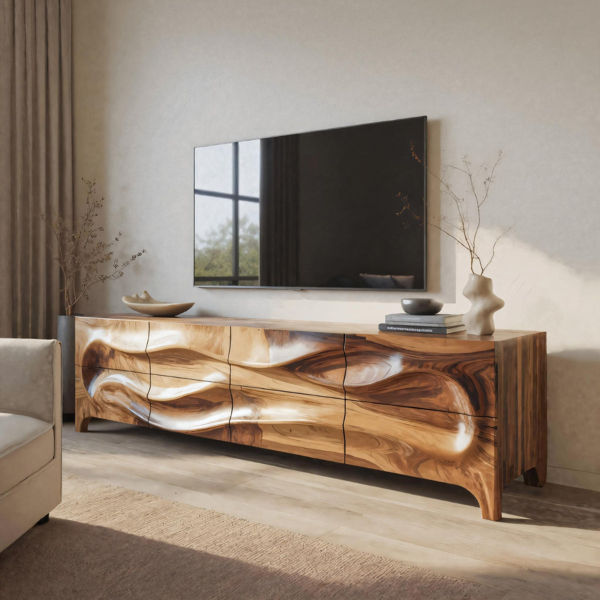 Wave Modern TV Cabinet