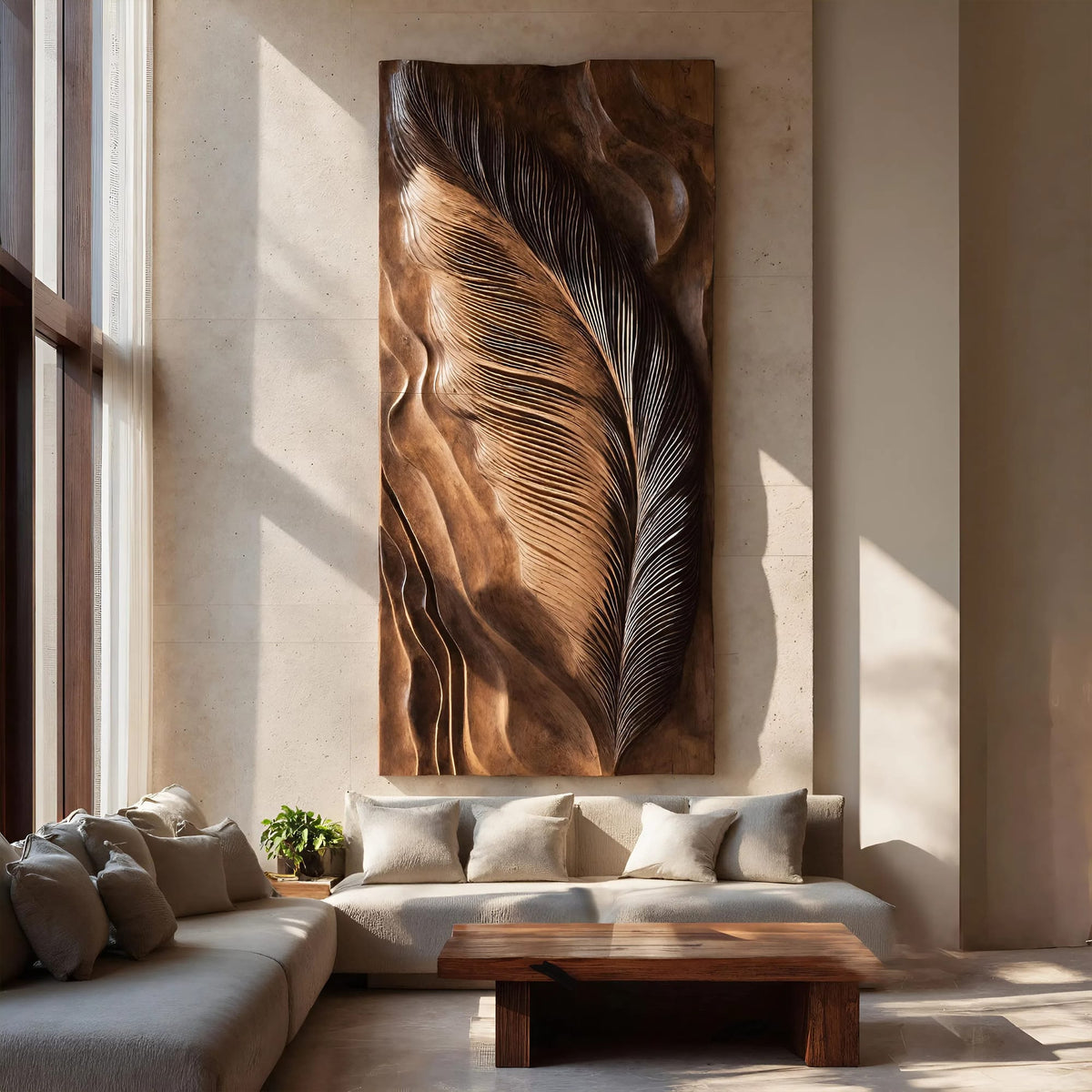 Hand-carved Modern Wall Art