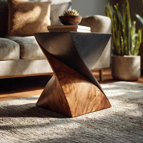Artistic Sculptural Side Table