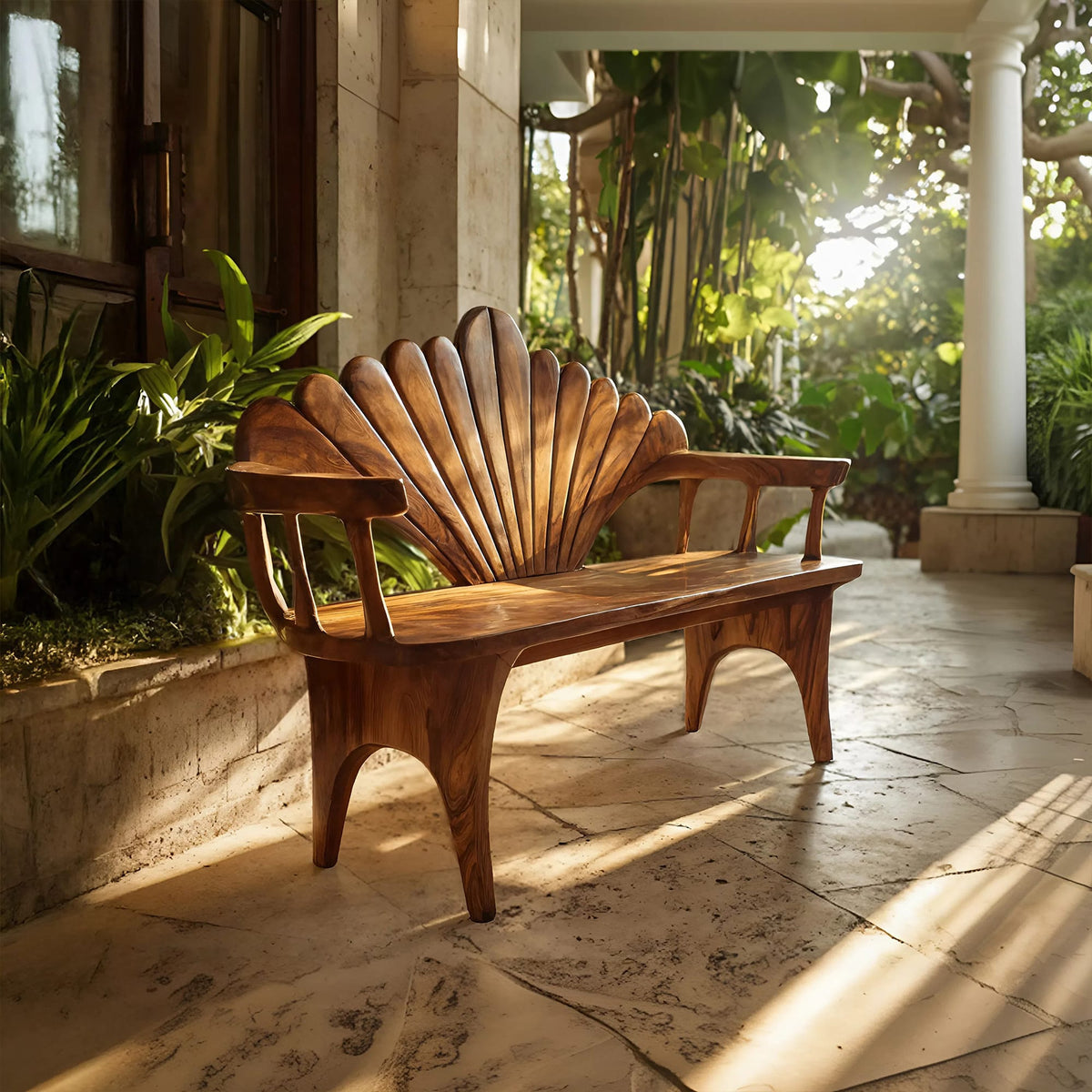 Solid Foyer Bench