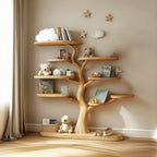 Baby Room Decoration Tree Shelf Handmade Bedroom Decoration Gift, solid wood, built to order